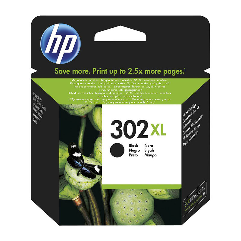 Tinteiro HP 302XL preto