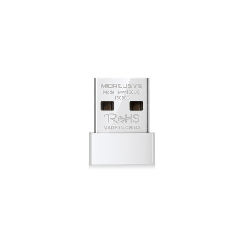 Mercusys Adaptador USB WiFi Nano N150 - USB 2.0 - Até 150Mbps